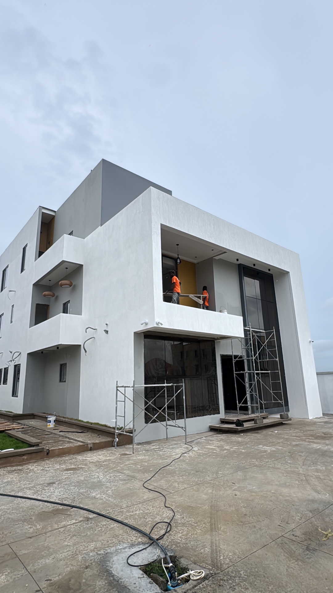 Multi-storey residential build in progress