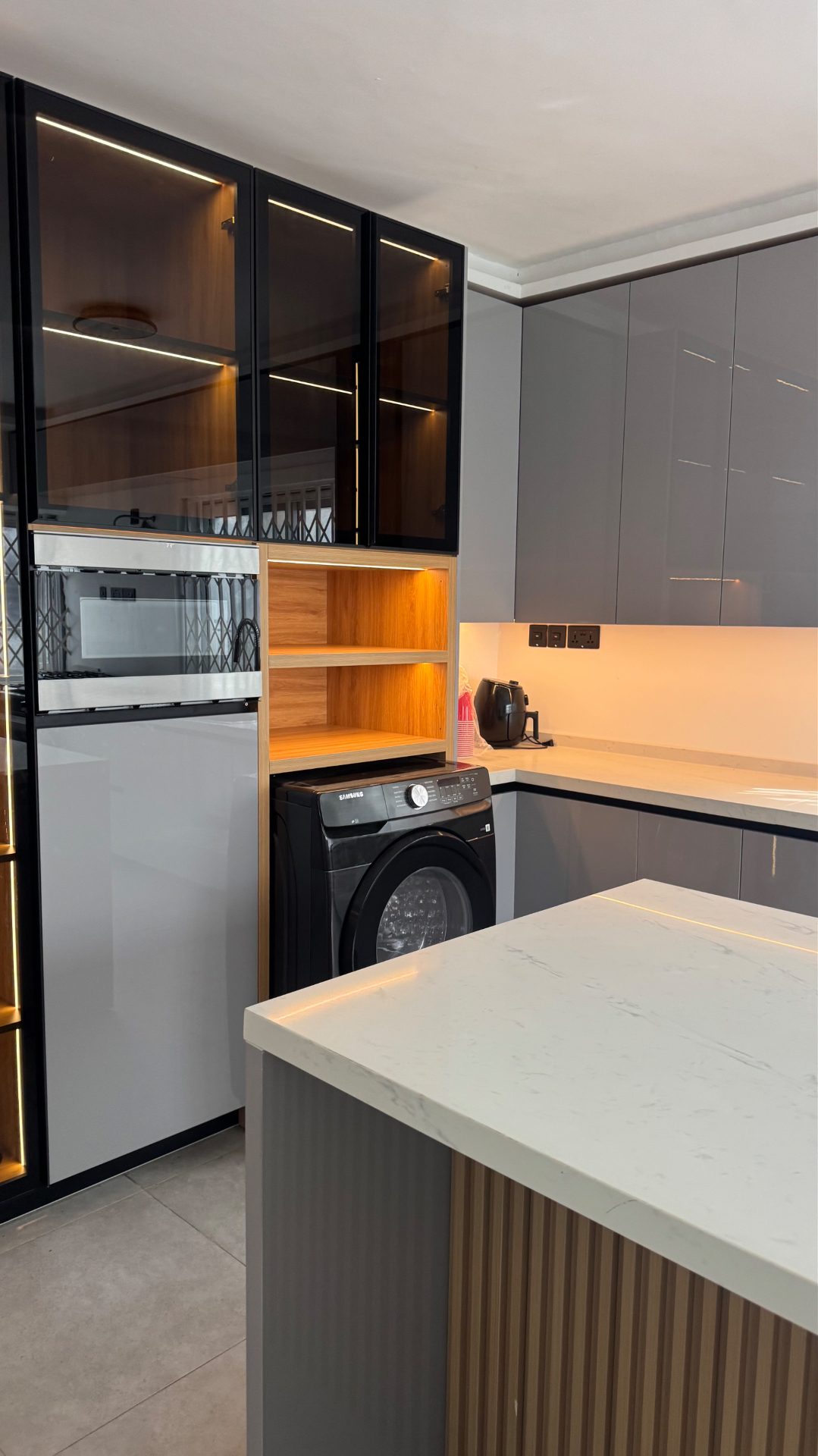 Custom modern interior finish